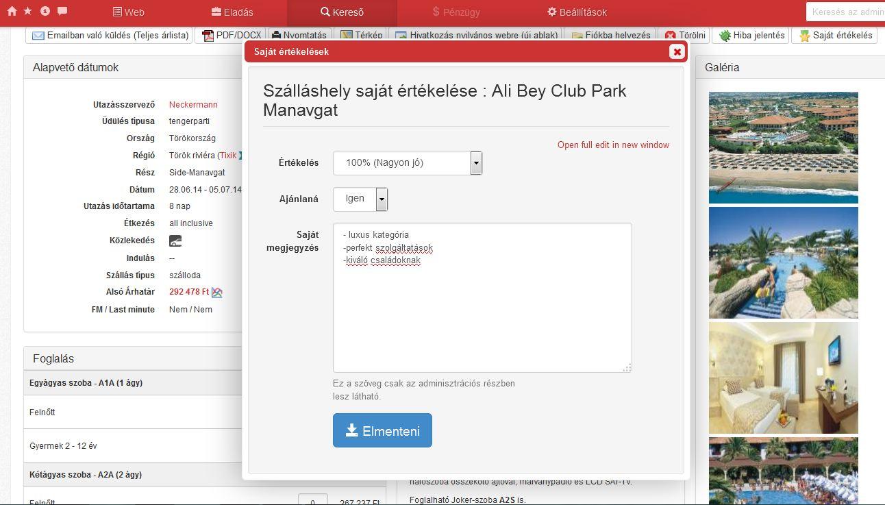 Saját értékelés